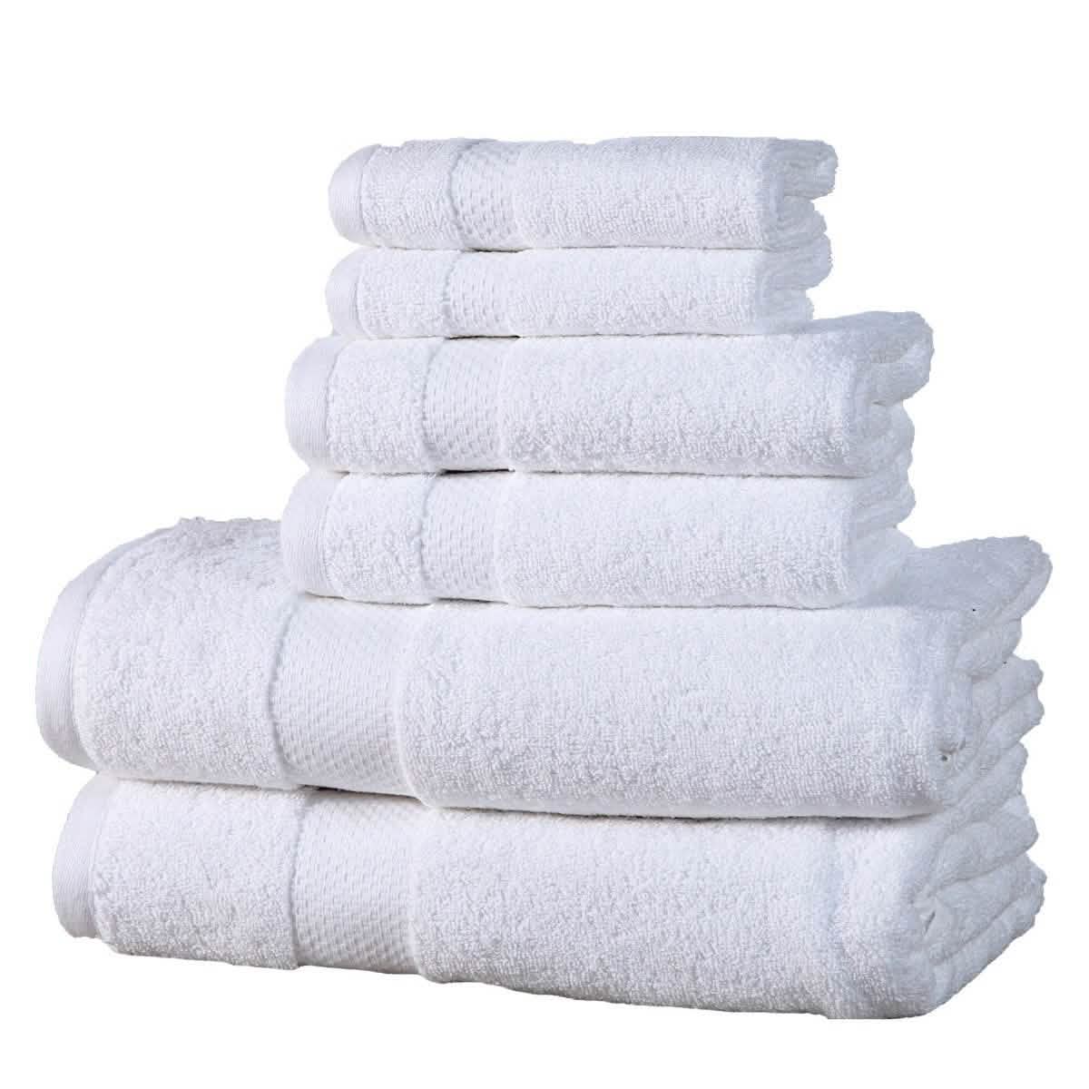 6-Pack: 100% Cotton Towel Set - Assorted Colors DailySale