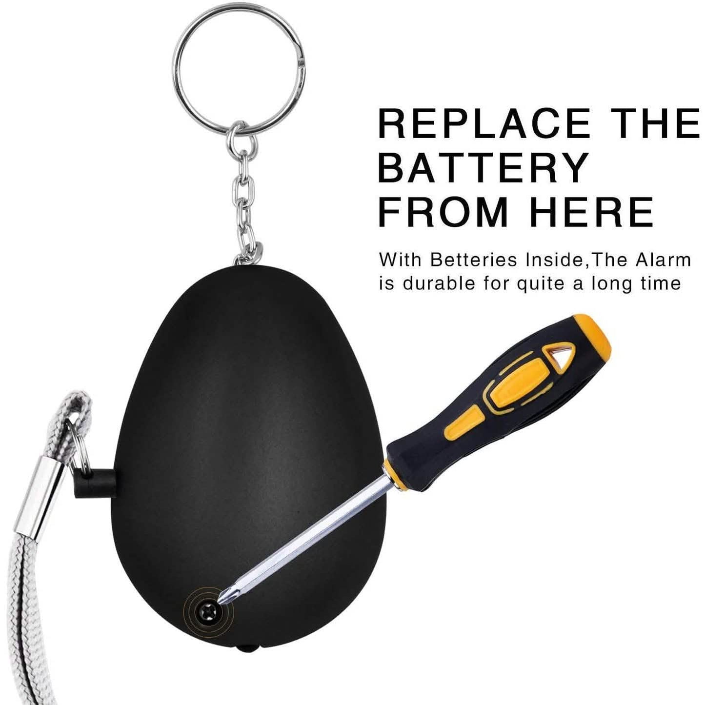 6-Pack: 140DB Personal Security Alarm Keychain with LED Lights DailySale