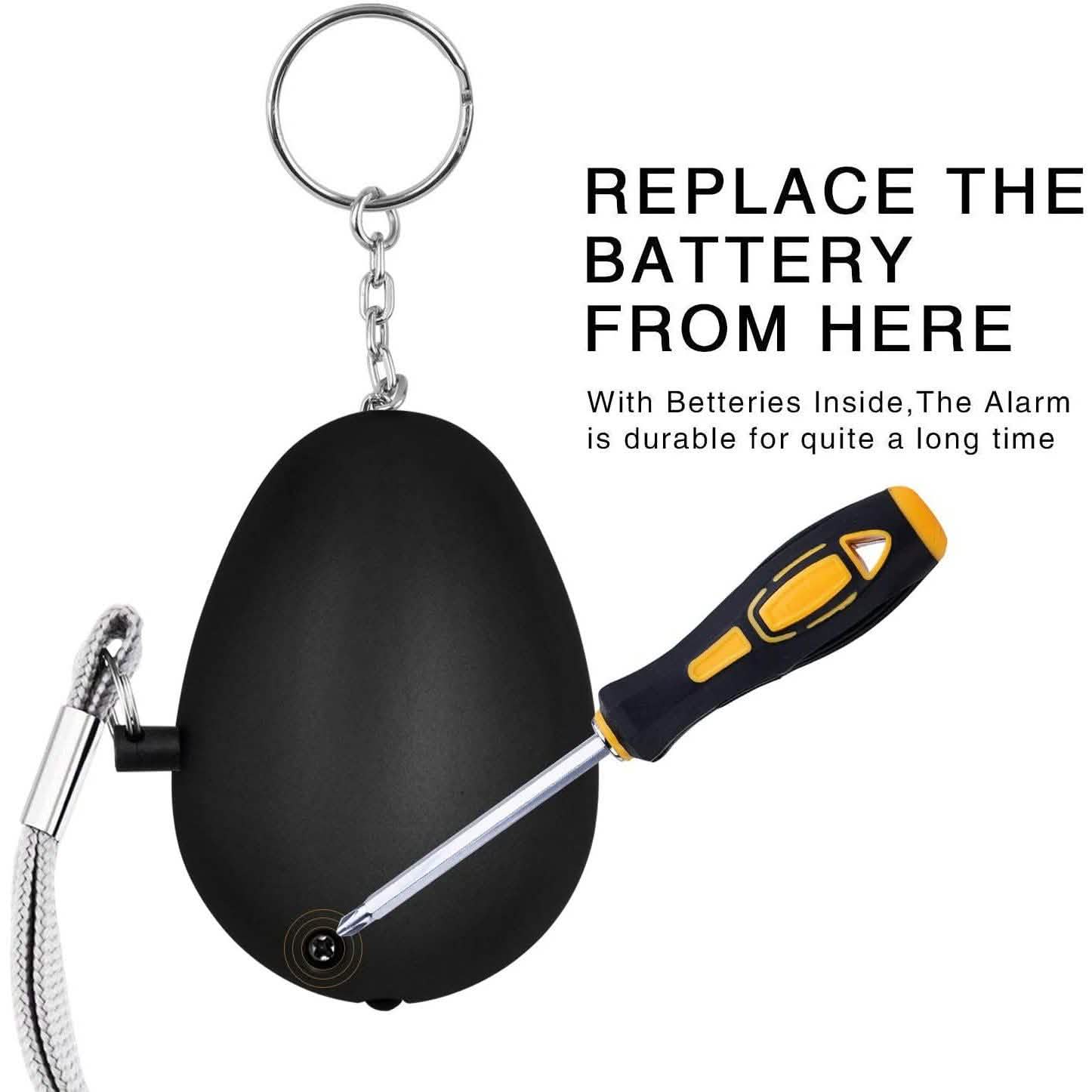 6-Pack: 140DB Personal Security Alarm Keychain with LED Lights DailySale