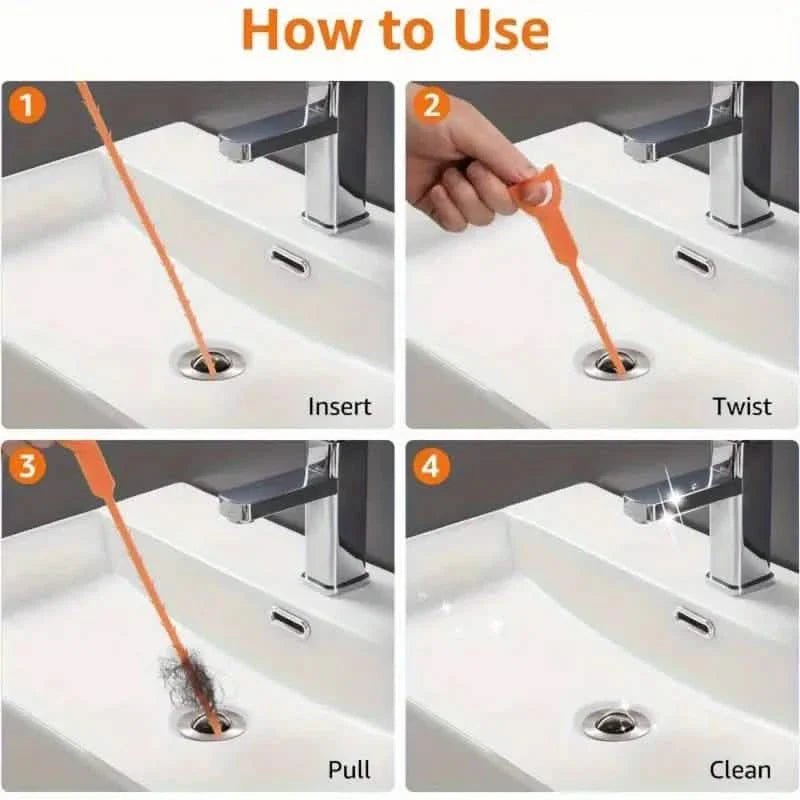 6-Pack: 19.6-inch Flexible Basic Drain Plug Remover DailySale
