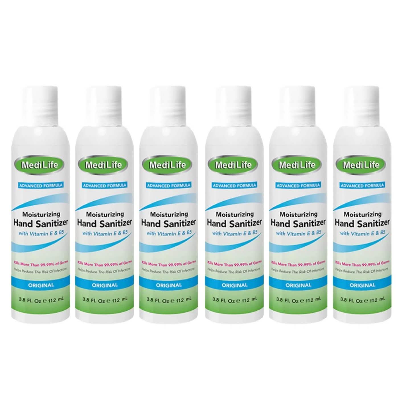 6-Pack: 3.8 Oz Anti Bacterial Hand Cleaner And Sanitizer DailySale