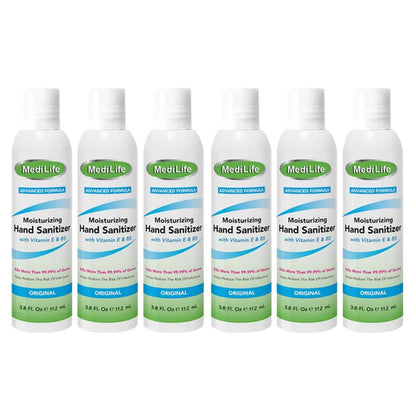 6-Pack: 3.8 Oz Anti Bacterial Hand Cleaner And Sanitizer DailySale