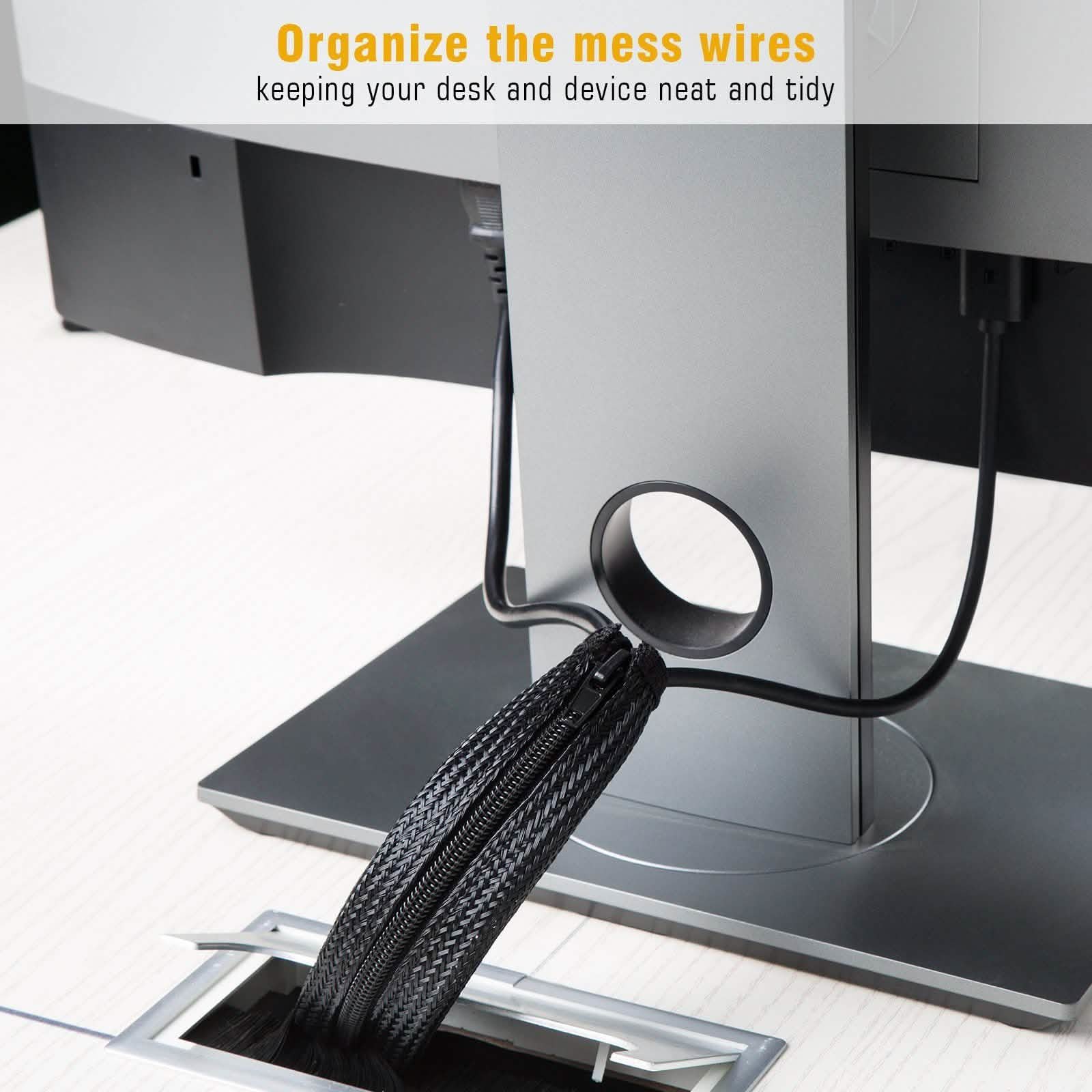 6-Pack: Cable Sleeve Wrap Cover DailySale