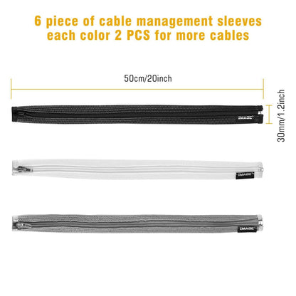 6-Pack: Cable Sleeve Wrap Cover DailySale