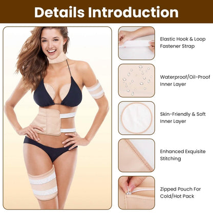 6-Pack: Castor Oil Wrap Set DailySale
