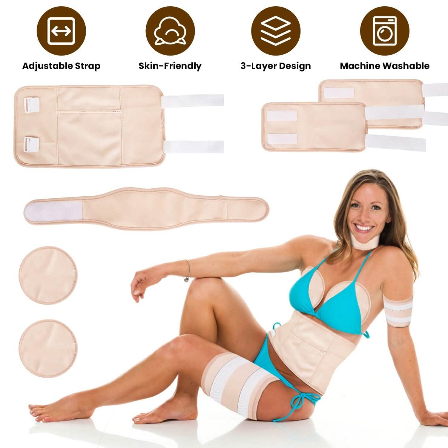 6-Pack: Castor Oil Wrap Set DailySale