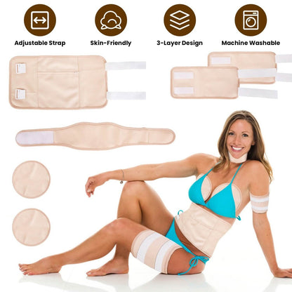 6-Pack: Castor Oil Wrap Set DailySale