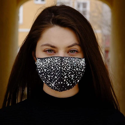 6-Pack: Celebrity Holiday Bling Rhinestone Face Mask DailySale