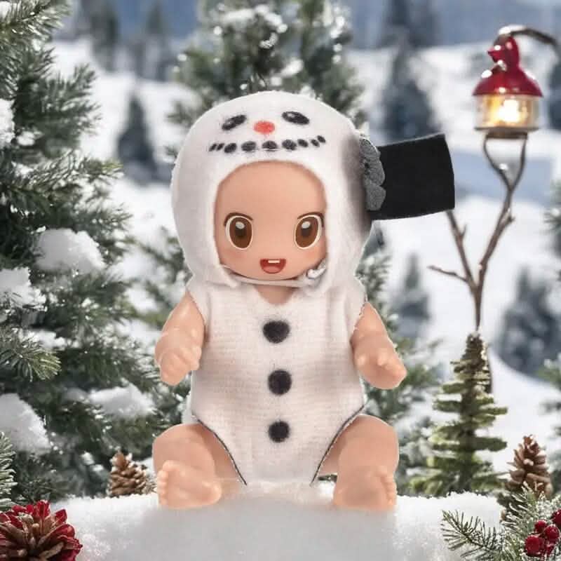 6-Pack: Christmas-Themed Mini Reborn Youngsters Dolls DailySale