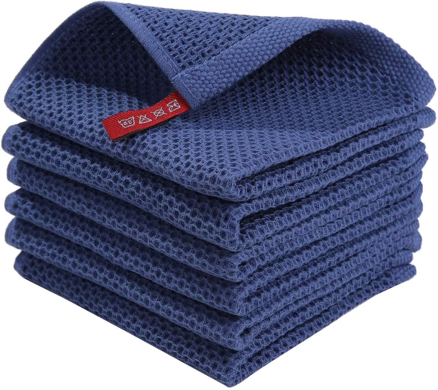 6-Pack: Cotton Waffle Woven Kitchen Towel DailySale