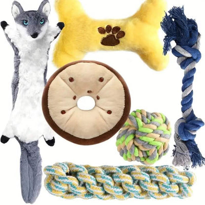 6-Pack: Durable Squeaky Dog Toys DailySale