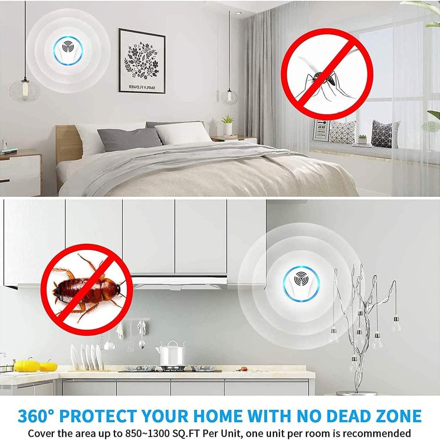 6-Pack: Electronic Pest Repellent Plug in Indoor Pest Control DailySale