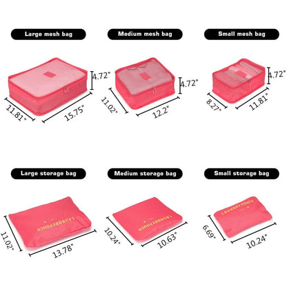 6-Pack: Fitnate Compression Packing Cubes DailySale