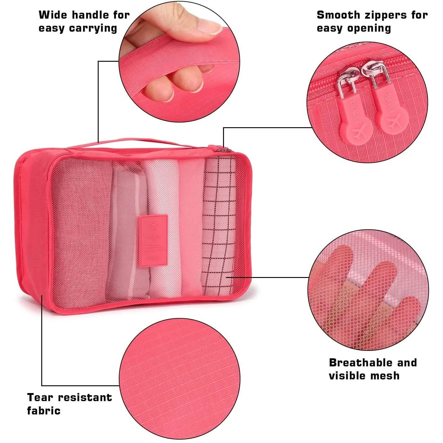 6-Pack: Fitnate Compression Packing Cubes DailySale