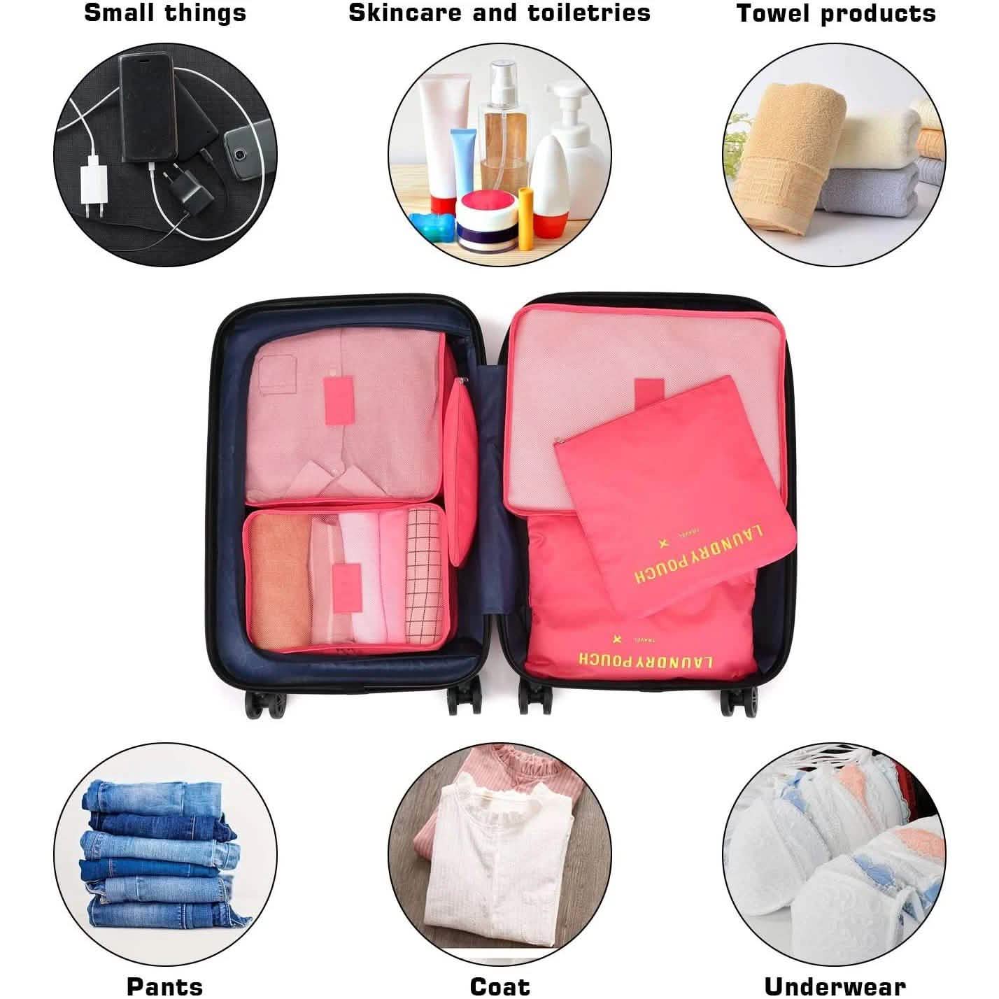6-Pack: Fitnate Compression Packing Cubes DailySale