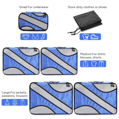 6-Pack: Fitnate Compression Packing Cubes DailySale