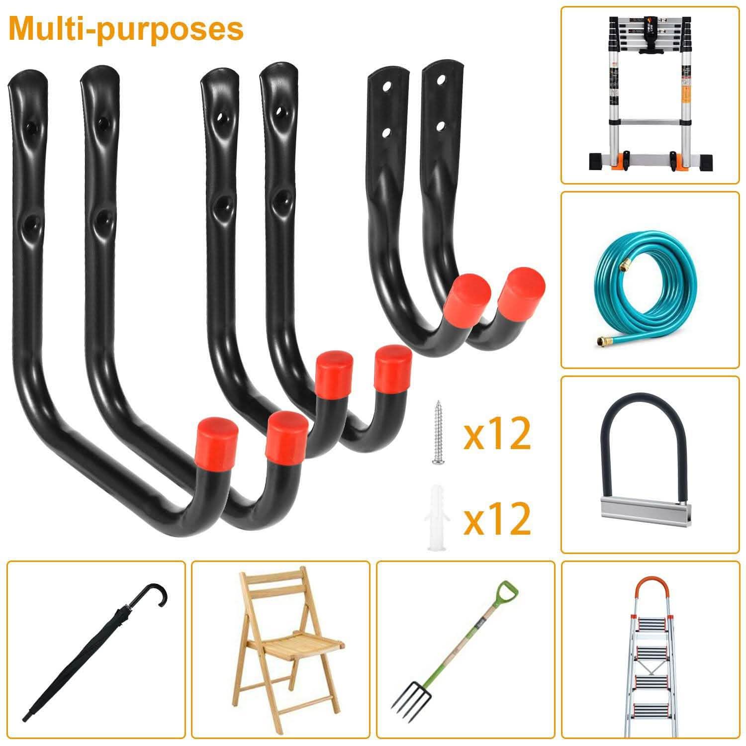 6-Pack: Garage Storage Hooks DailySale