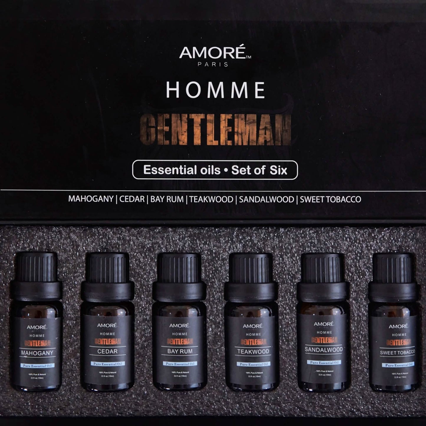 6-Pack: Gentlemen's 10ml Premium Grade Fragrance Essential Oil Gift Set DailySale
