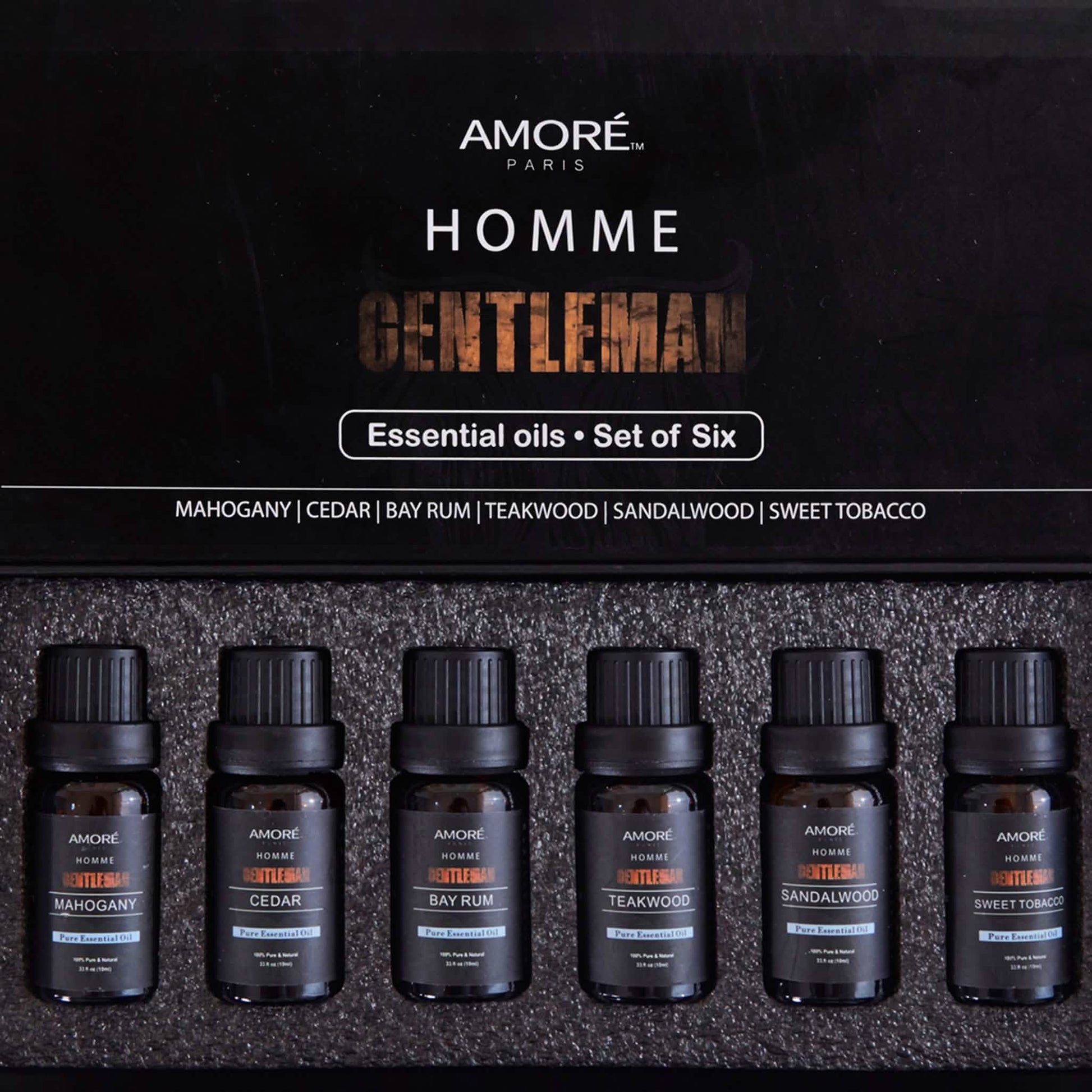 6-Pack: Gentlemen's 10ml Premium Grade Fragrance Essential Oil Gift Set DailySale