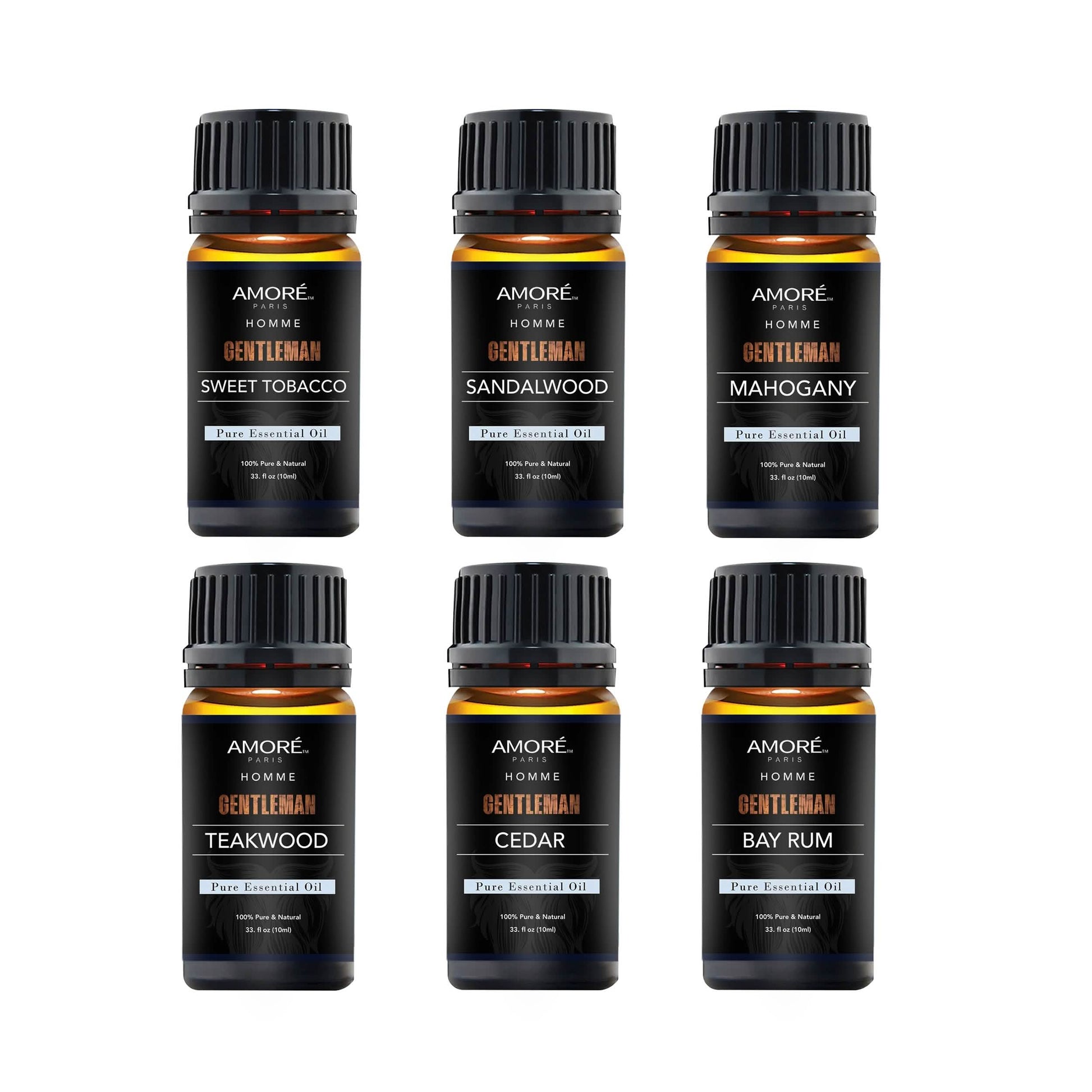 6-Pack: Gentlemen's 10ml Premium Grade Fragrance Essential Oil Gift Set DailySale