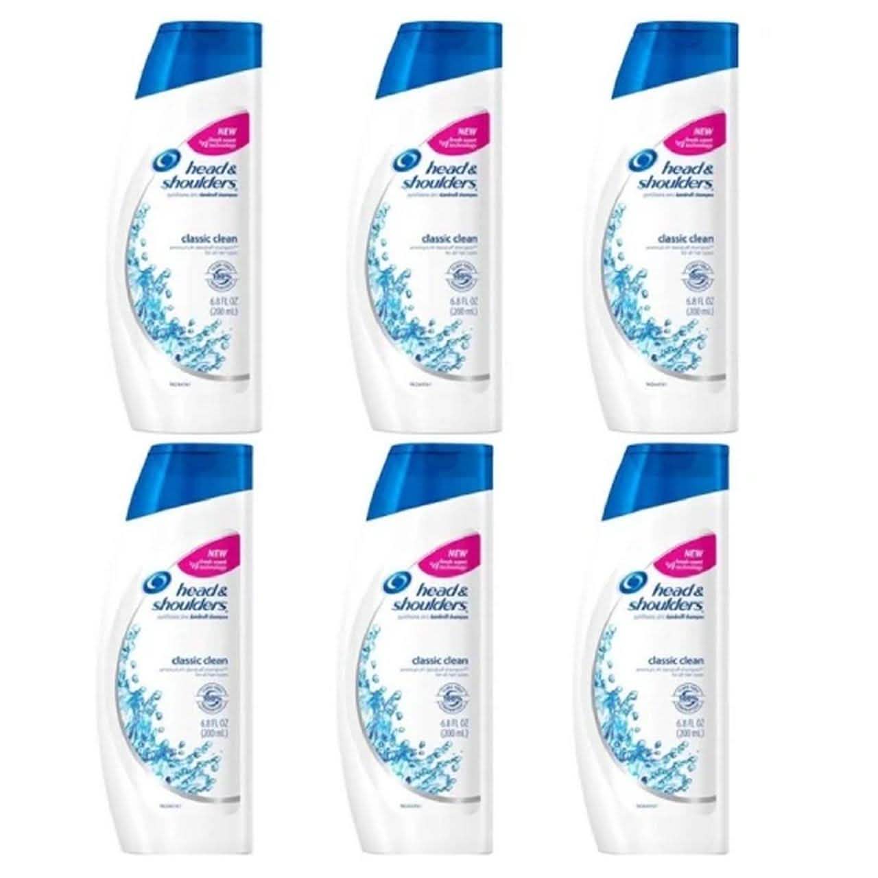 6-Pack: Head and Shoulders Classic Clean Shampoo DailySale