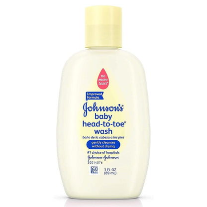 6-Pack: Johnson's Head-To-Toe Baby Wash Travel Size 3 Fl. Oz. DailySale