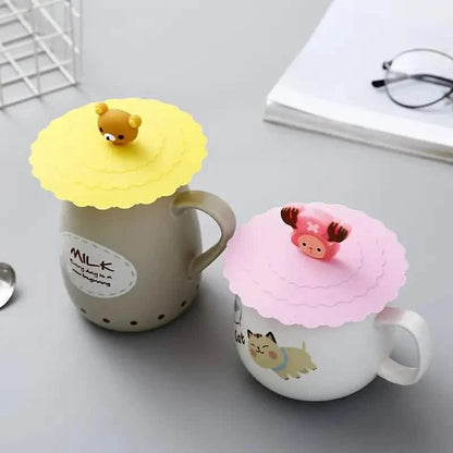 6-Pack: Leak-proof and Dustproof Silicone Cup Cover for Ceramic Tea Cups and Water Cups DailySale
