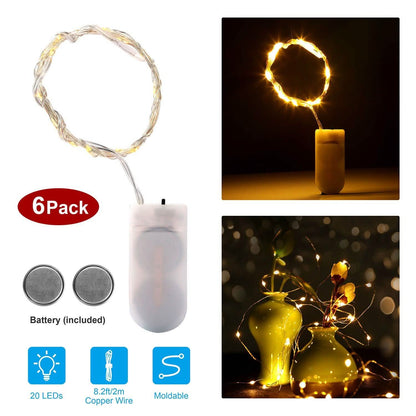 6-Pack: LED String Lights DailySale