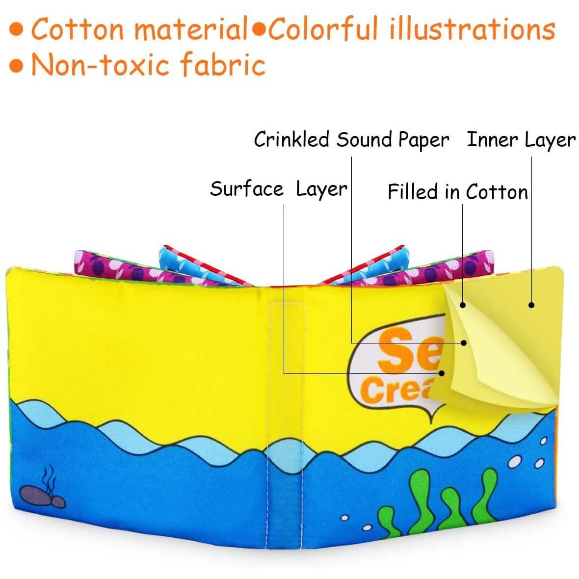 6-Pack: Magicfun Cloth Baby Books DailySale