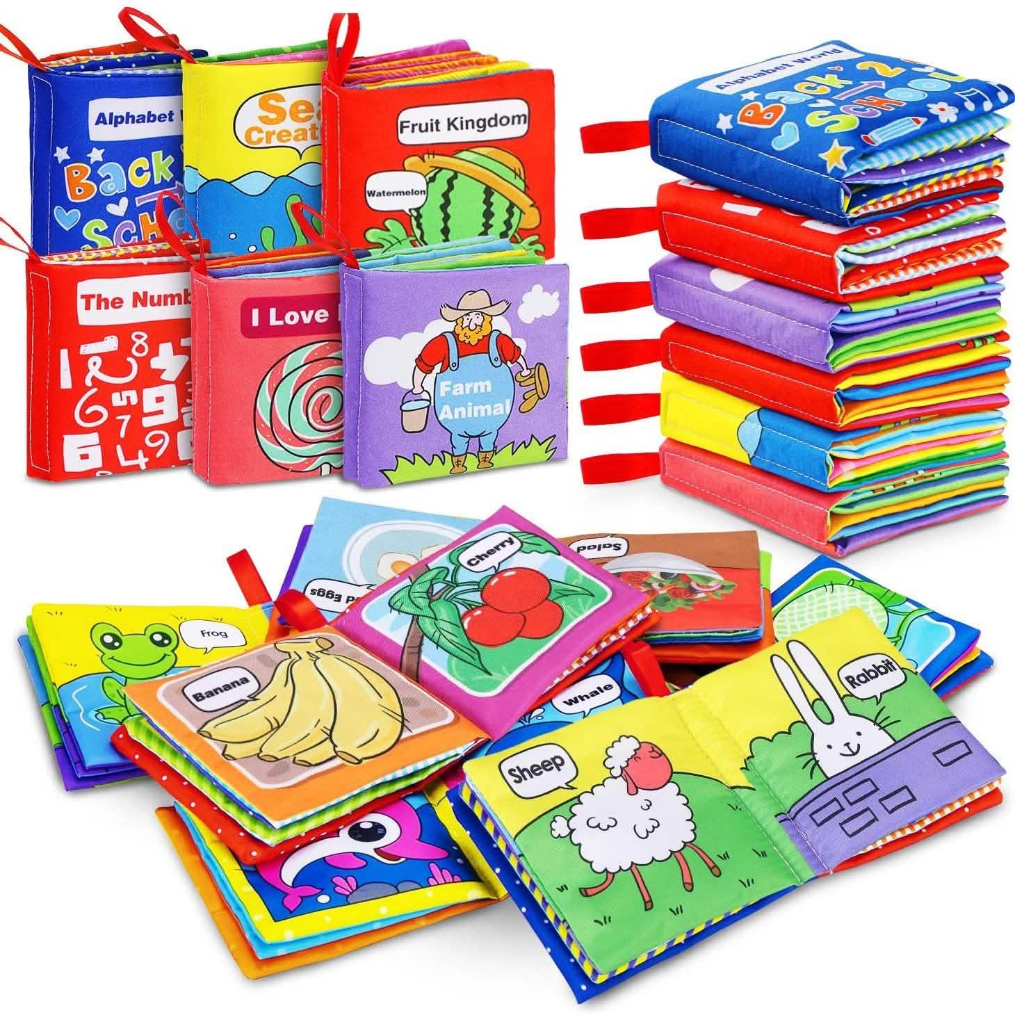 6-Pack: Magicfun Cloth Baby Books DailySale