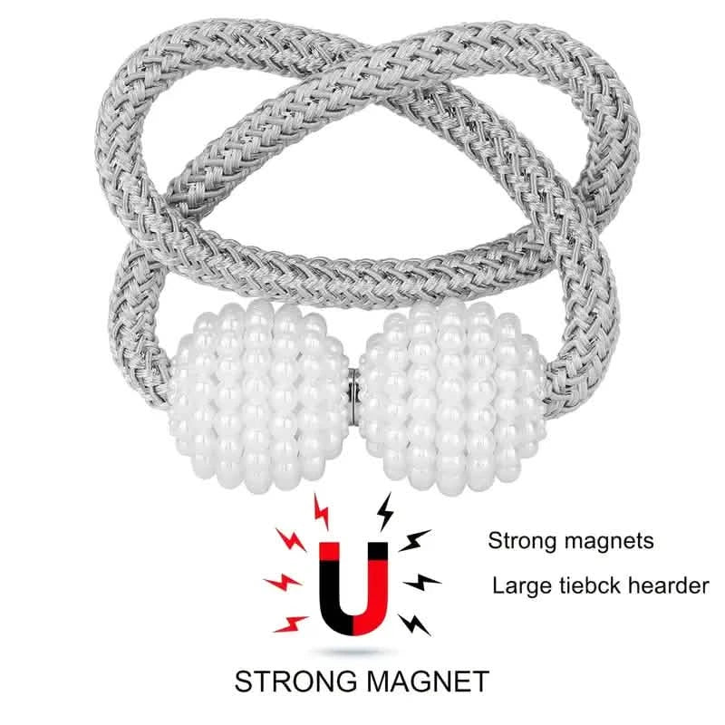 6-Pack: Magnetic Curtain Tiebacks, Decorative Curtain Holdbacks DailySale