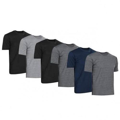 6-Pack: Men's Active Athletic Dry-Fit Performance T-Shirts DailySale