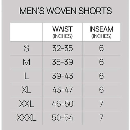6-Pack: Men’s Active Woven Shorts with Zipper Pocket DailySale