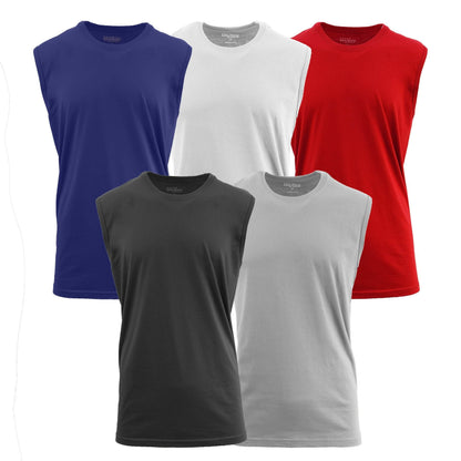 6-Pack: Men's Assorted Muscle Tank Tee DailySale