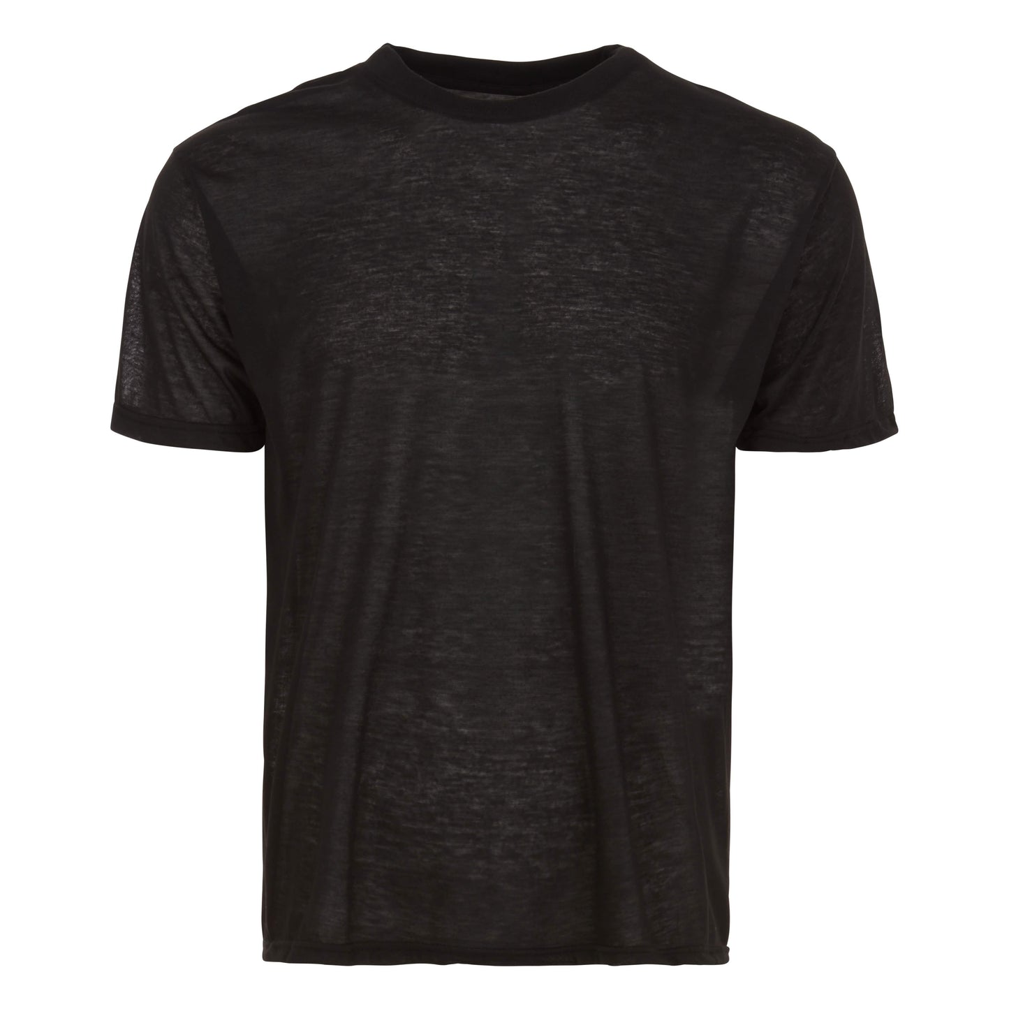 6-Pack: Men's Tagless Black Short Sleeve Shirt DailySale