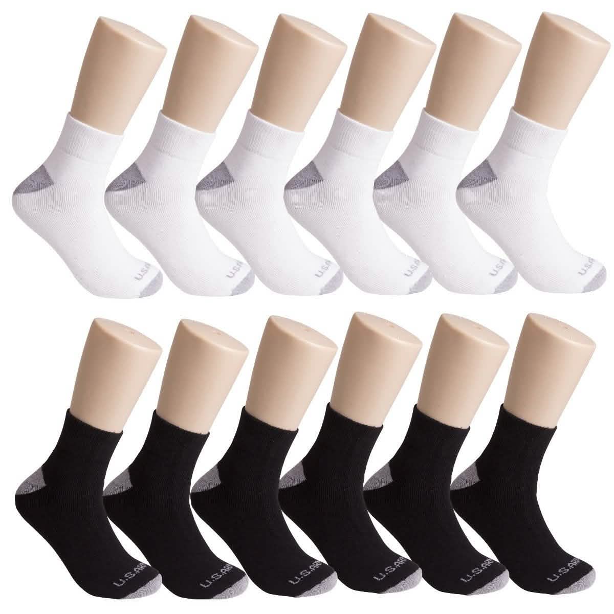 6-Pack: Men's U.S. ARMY Quarter Length Socks DailySale