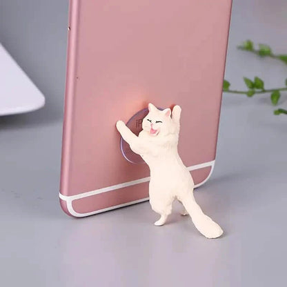 6-Pack: Portable Universal Cute Cat Cell Phone Holder DailySale