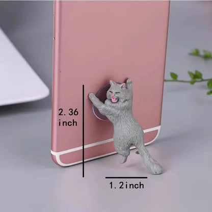 6-Pack: Portable Universal Cute Cat Cell Phone Holder DailySale