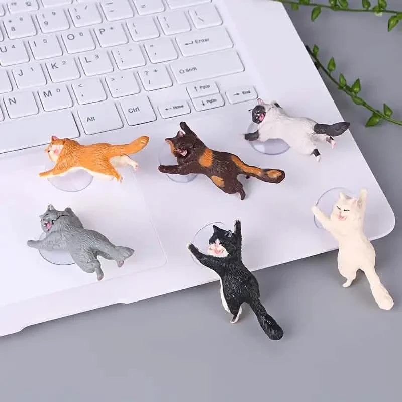 6-Pack: Portable Universal Cute Cat Cell Phone Holder DailySale