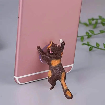 6-Pack: Portable Universal Cute Cat Cell Phone Holder DailySale