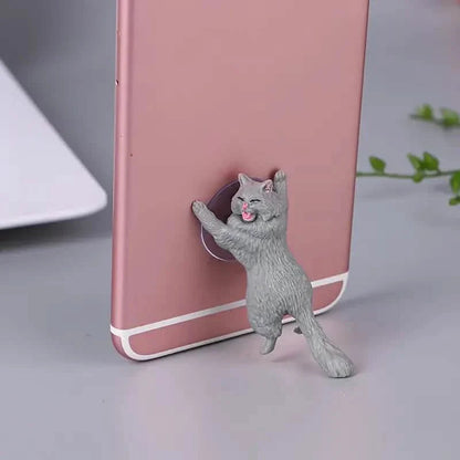 6-Pack: Portable Universal Cute Cat Cell Phone Holder DailySale