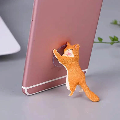 6-Pack: Portable Universal Cute Cat Cell Phone Holder DailySale