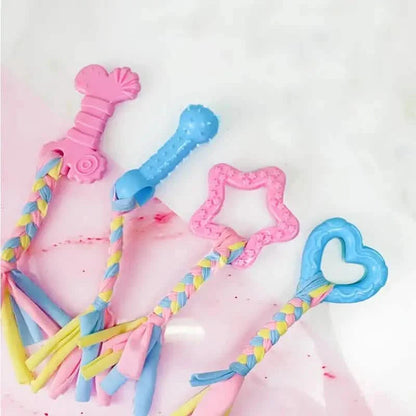 6-Pack: Puppy Teething Chew Toys with Interactive Ropes DailySale