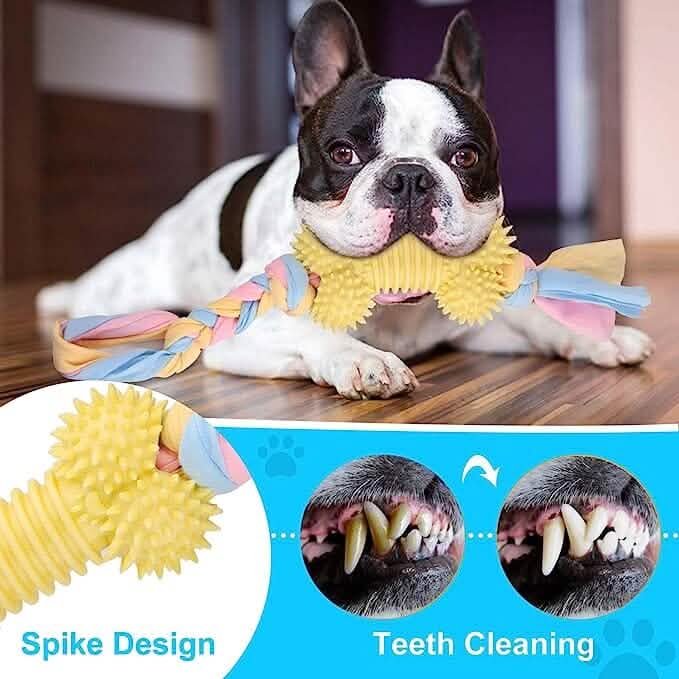 6-Pack: Puppy Teething Chew Toys with Interactive Ropes DailySale