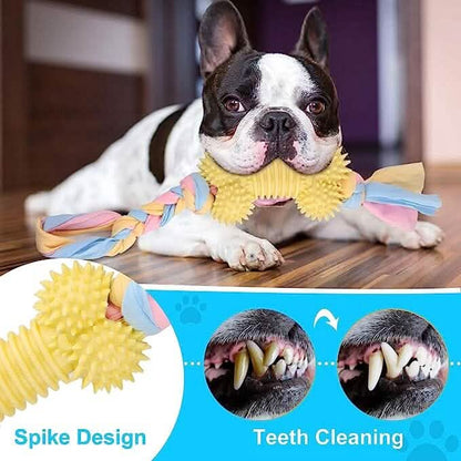 6-Pack: Puppy Teething Chew Toys with Interactive Ropes DailySale