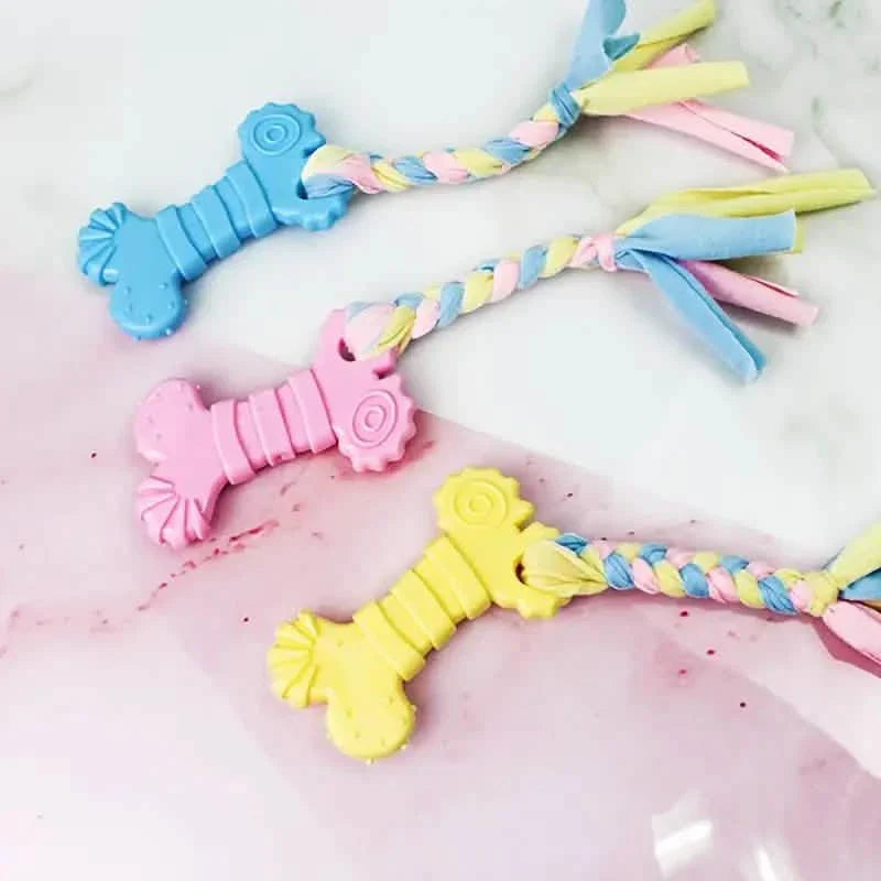 6-Pack: Puppy Teething Chew Toys with Interactive Ropes DailySale