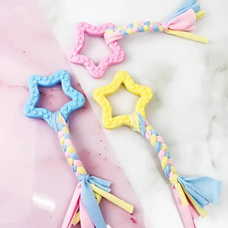 6-Pack: Puppy Teething Chew Toys with Interactive Ropes DailySale