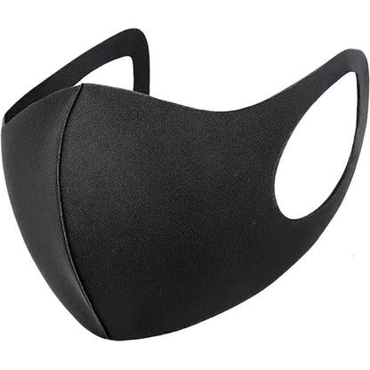 6-Pack: Reusable Washable Non-Medical Black Masks DailySale