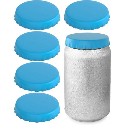 6-Pack: Silicone Can Lids Fits Standard Soda Cans DailySale