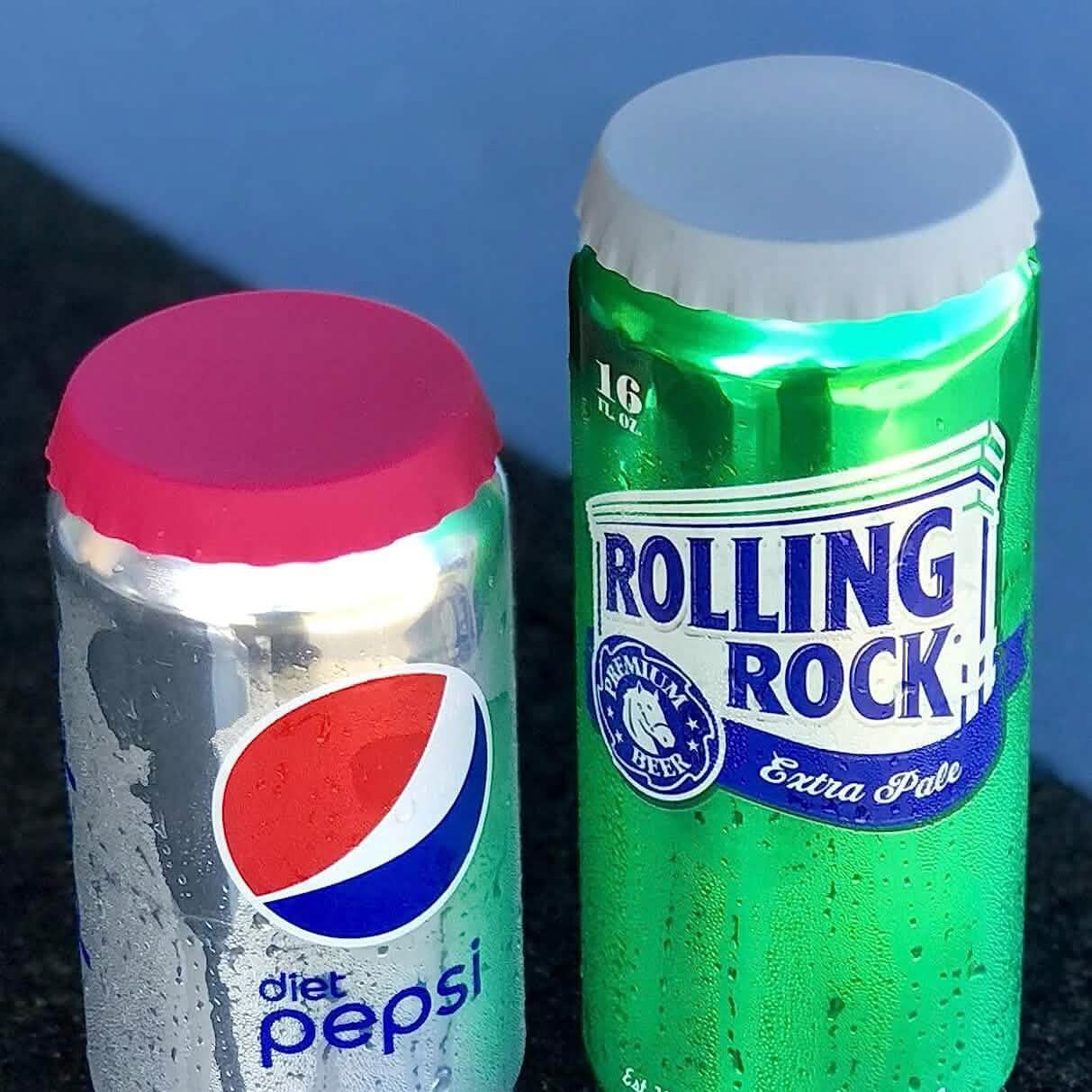 6-Pack: Silicone Can Lids Fits Standard Soda Cans DailySale